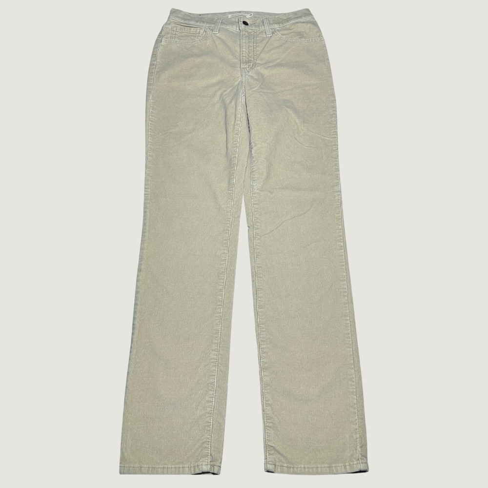 Levi's 724 High Rise Straight Pants Womens 28 Corduroy Classic Casual Tan Beige